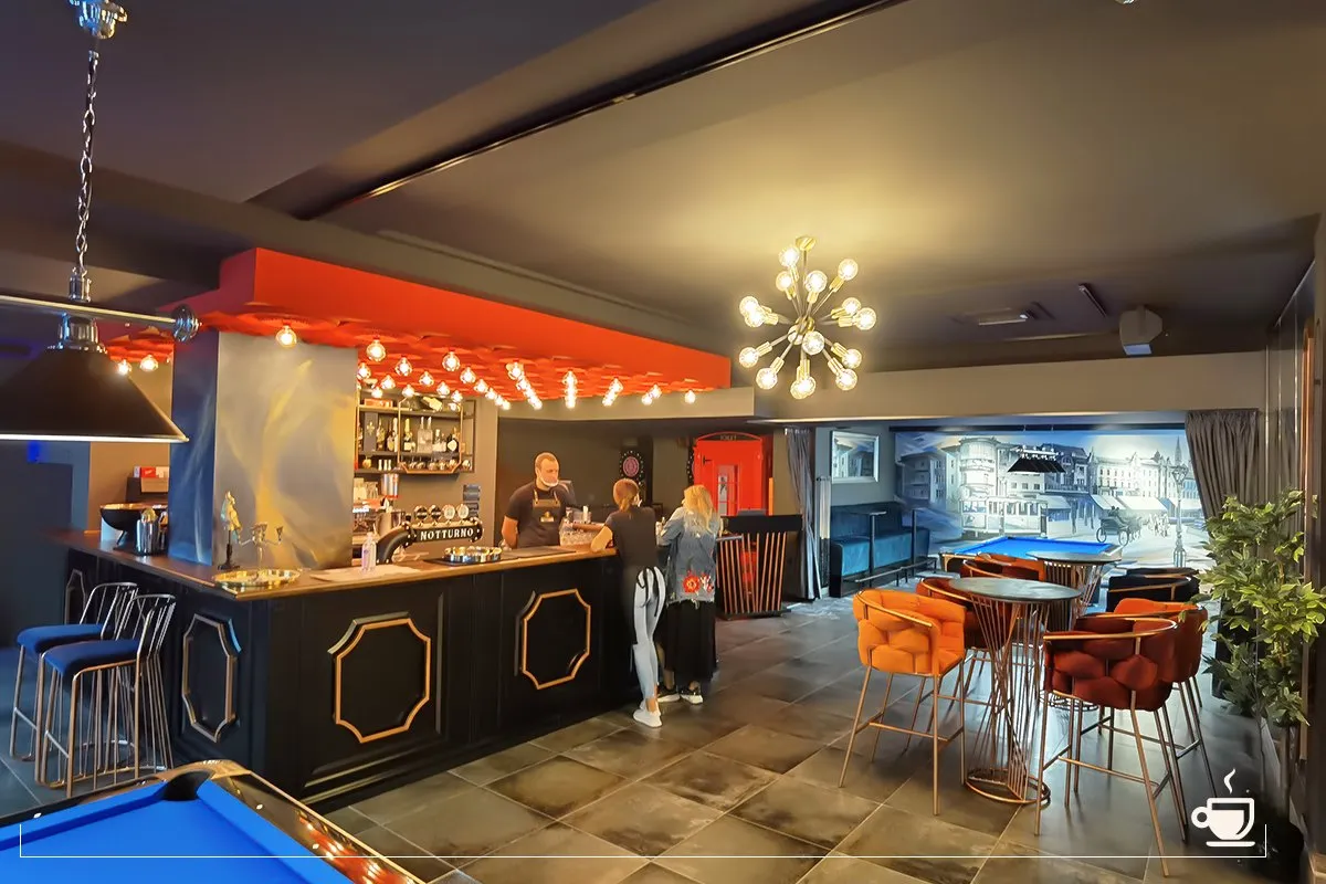 BookNoFees: Café – Cafe & billiard bar Notturno – Zagreb – Café & Billardbar Notturno, Foto 1