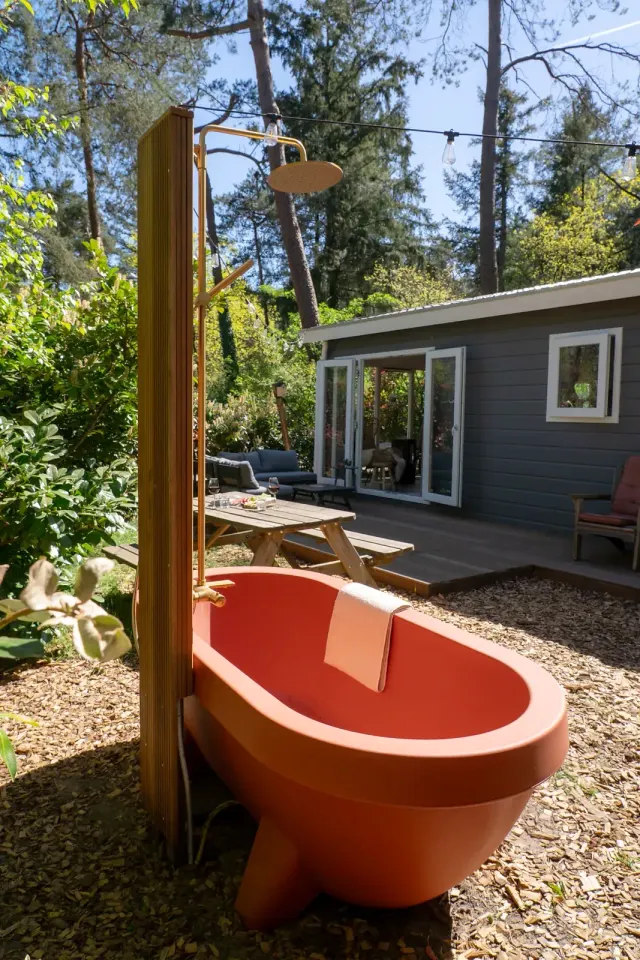 BookNoFees : location de vacances à Nunspeet – Petite maison isolée en pleine forêt avec piscine extérieure privée chauffée