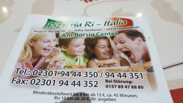 BookNoFees: Restaurant – Pizzeria Ri Italia – Holzwickede – Pizzeria Ri Italia, foto 2