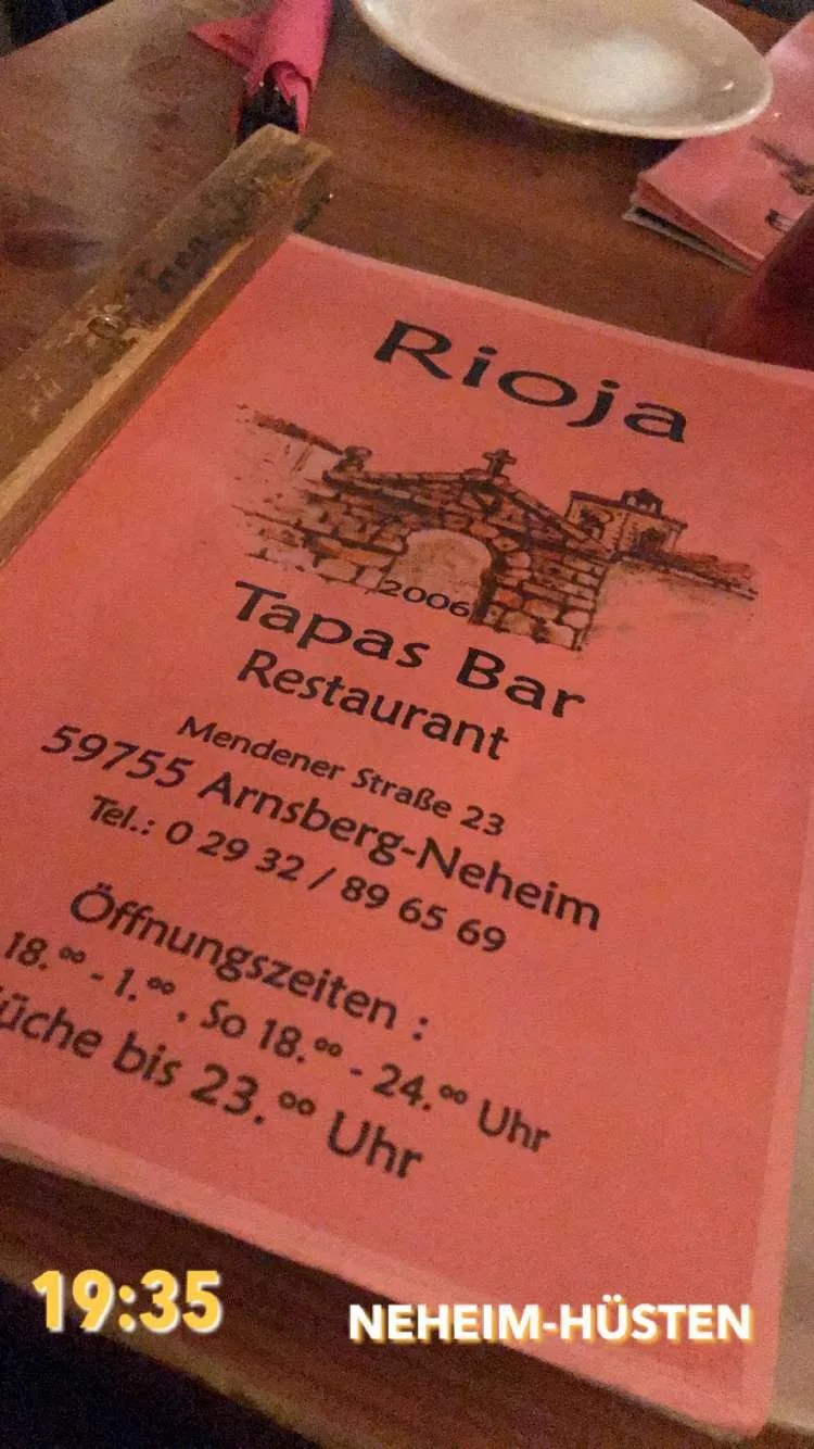 BookNoFees: Restaurant – Rioja Tapas-Bar – Arnsberg-Neheim – Rioja Tapasbar, foto 1