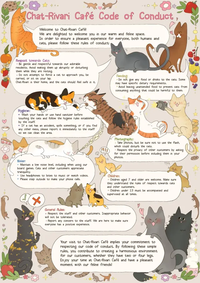BookNoFees: Café – Chat-Rivari Café – Paris – Chat-Rivari Café, foto 3
