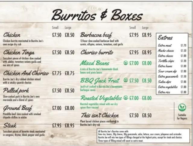 BookNoFees: Snackbar – Burrito Joe – London – Burrito Joe, foto 2